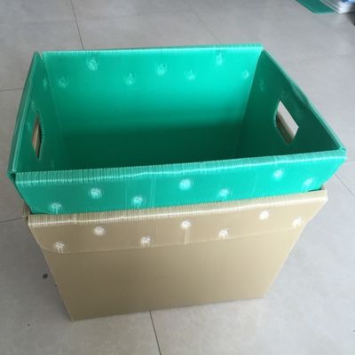 4.5mm 5.5mm Corrugated Plastic Packing Box Fish PP Corrugated Bin