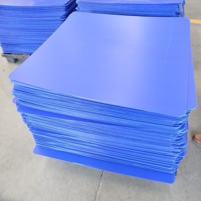 Twin Wall Fluted Pallet Layer Pads 3mm 4mm Layer Pad Pallet Sheets Blue