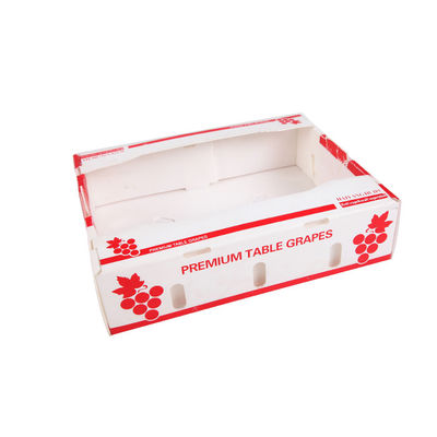 Moisture Proof Vegetable Packaging Box Plastic Corrugated Foldable Boxes