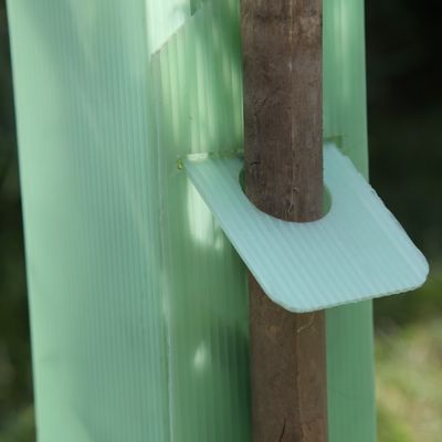 Triangle Corrugated Plastic Tree Guards 2mm Corflute Plant Guards