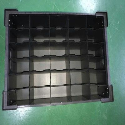 Anti Static 3mm 4mm Corrugated Plastic Packing Box For Electronic Components