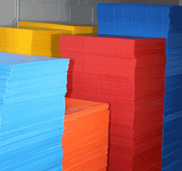 Blue Corflute Sheet 3mm 4mm Corrugated Plastic Board For Signs