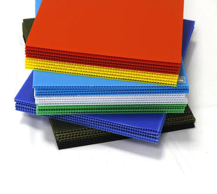 1.5-12mm Coroplast PP Hollow Sheet Polypropylene Hollow Board For Paints Inks