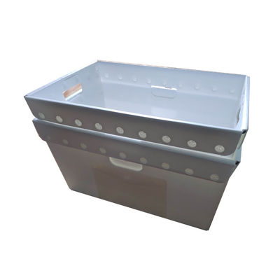 Rigid Customized Lightweight PP Mail Tote Corrugated Plastic Postal  Boxes Bins