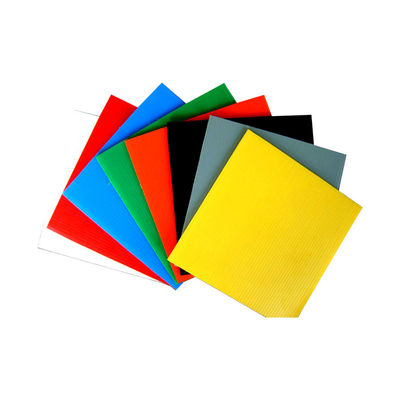 Polypropylene Corrugated Sheet Coroplast Sheet Lightweight Customized