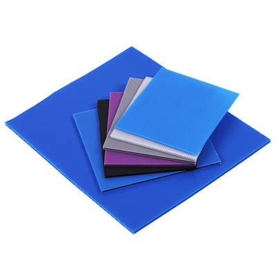 Polypropylene Corrugated Sheet Coroplast Board  Lightweight Foldable Customized