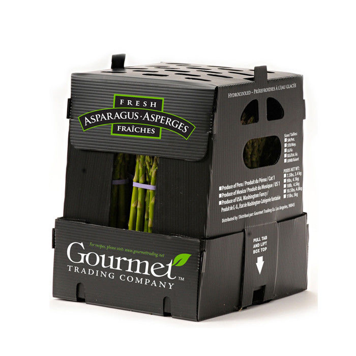 Recycled Turnover Vegetable Packaging Box Vegetable Corrugated Boxes