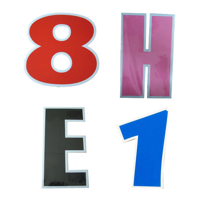 Red Black Coroplast Lawn Signs Corrugated Plastic Cut Out Letters