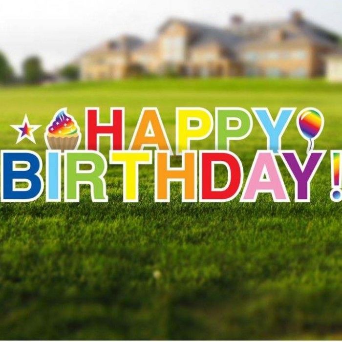 Corflute Yard Card 4mm Corrugated Plastic Birthday Yard Signs