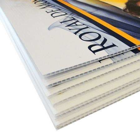 18x24 Eco Friendly PP Polypropylene Corflute Yard Sign With H Stakes