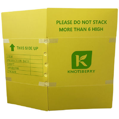 अपशिष्ट प्रबंधन प्रणालियों में प्रदर्शन प्रदान करने के लिए सार्वजनिक और वाणिज्यिक उपयोग के लिए डिज़ाइन किए गए नालीदार प्लास्टिक पैकिंग बॉक्स