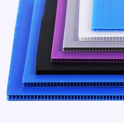 पीपी खोखली शीट टिकाऊ पुनर्नवीनीकरण योग्य प्लास्टिक पैनल पैकेजिंग शिपिंग विज्ञापन संकेत और कृषि रोपाई ट्रे के लिए आदर्श